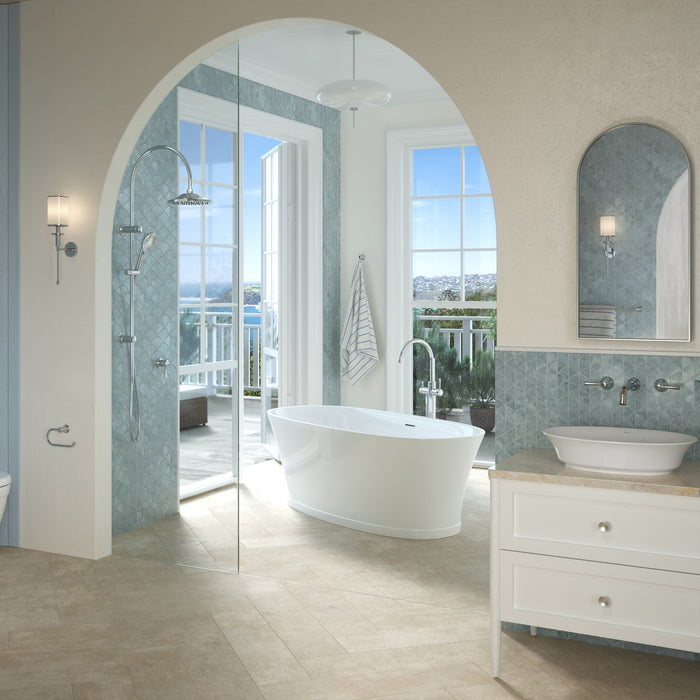 Lifestyle 1 Caroma Riviere Bath Shower Mixer - Chrome 520005C - The Blue Space