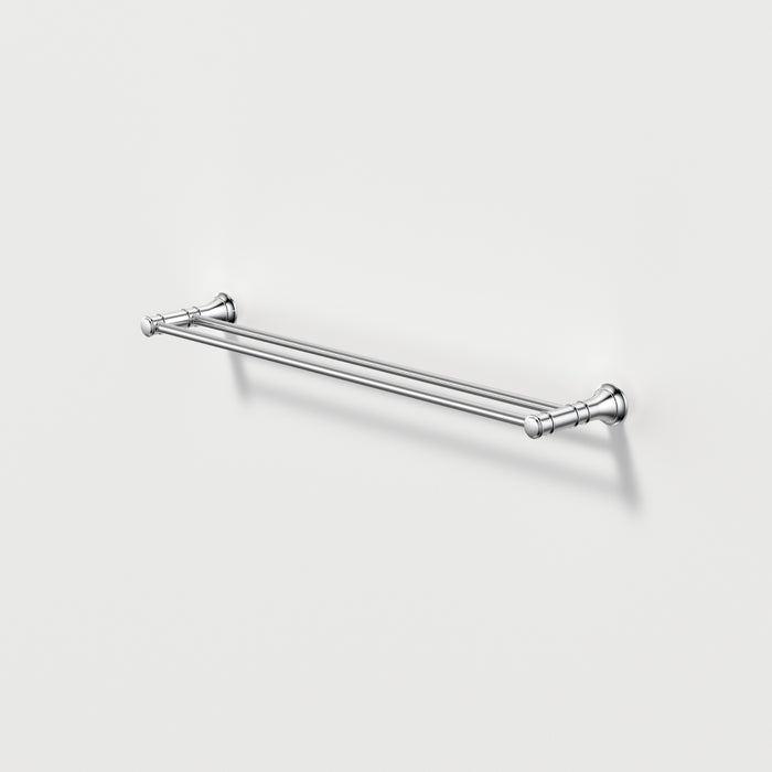 Caroma Riviere Double Towel Rail 600mm - Chrome 520035C - The Blue Space