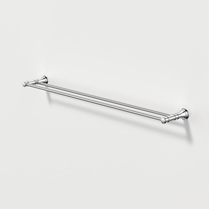 Caroma Riviere Double Towel Rail 800mm - Chrome 520037C - The Blue Space