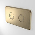 Caroma Riviere Invisi® II Series Button - Brushed Brass 48002BB - The Blue Space