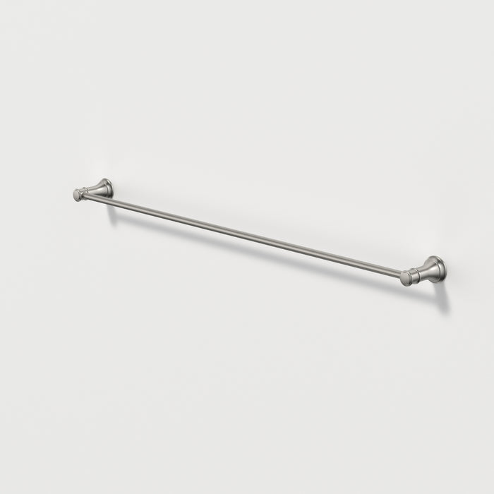 Caroma Riviere Single Towel Rail 800mm - Brushed Nickel 520036BN - The Blue Space