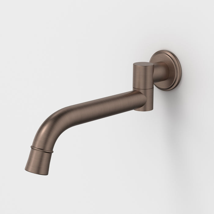 Caroma Riviere Swivel Bath Outlet 220mm - Brushed Bronze 520015BBZ - The Blue Space