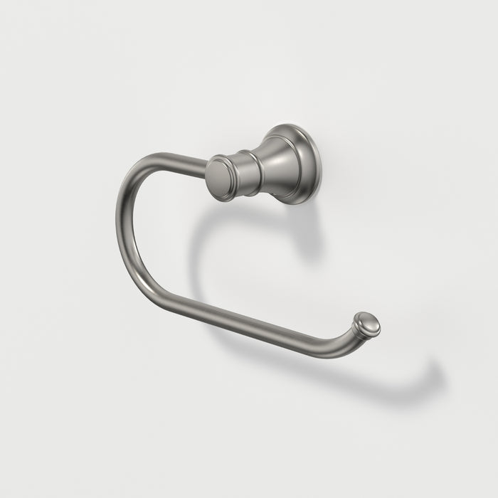 Caroma Riviere Toilet Roll Holder - Brushed Nickel 520030BN - The Blue Space