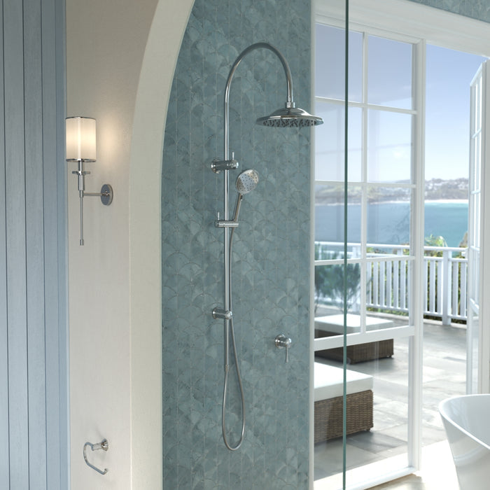 Lifestyle 2 Caroma Riviere Toilet Roll Holder - Chrome 520030C - The Blue Space