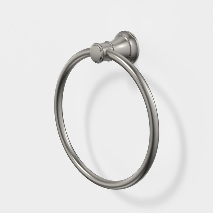 Caroma Riviere Towel Ring - Brushed Nickel 520032BN - The Blue Space