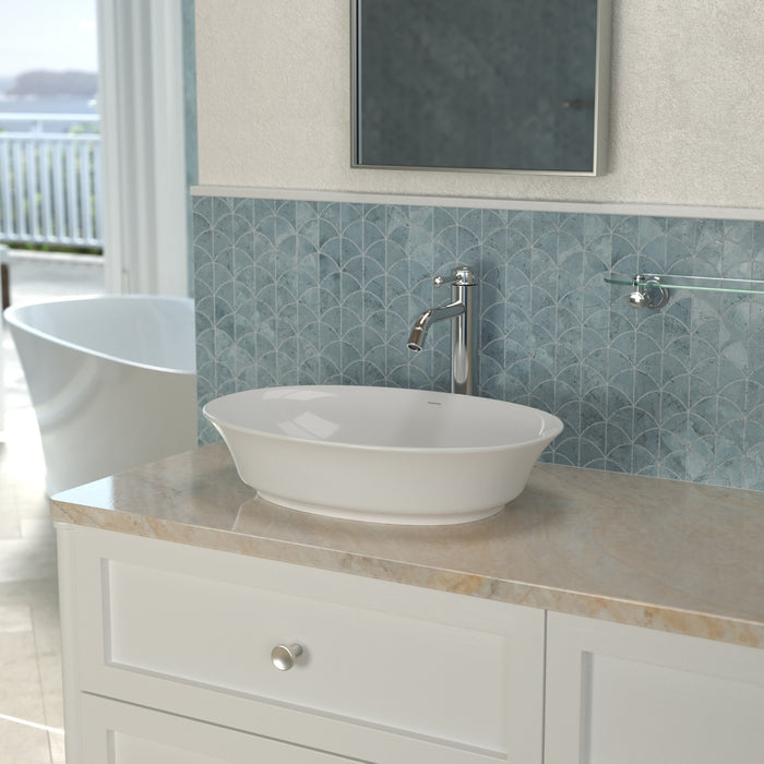 Lifestyle 1 Caroma Riviere Tower Basin Mixer - Chrome 520003C6AF - The Blue Space