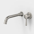 Caroma Riviere Wall Basin Bath Mixer 210mm - Brushed Nickel 520010BN6AF - The Blue Space