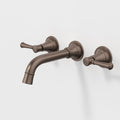 Caroma Riviere Wall Basin Bath Set 175mm - Brushed Bronze 520021BBZ6AF - The Blue Space