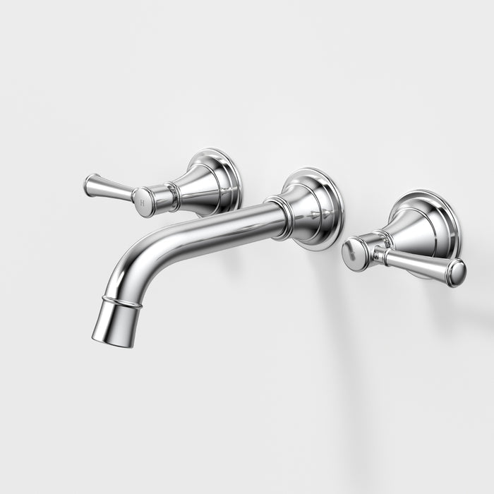 Caroma Riviere Wall Basin Bath Set 175mm - Chrome 520021C6AF - The Blue Space