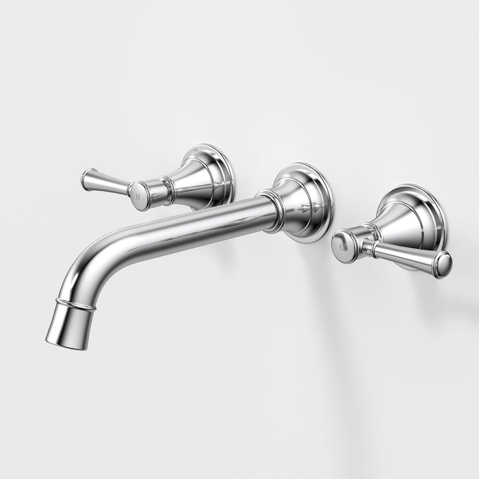 Caroma Riviere Wall Basin Bath Set 210mm - Chrome 520022C6AF - The Blue Space
