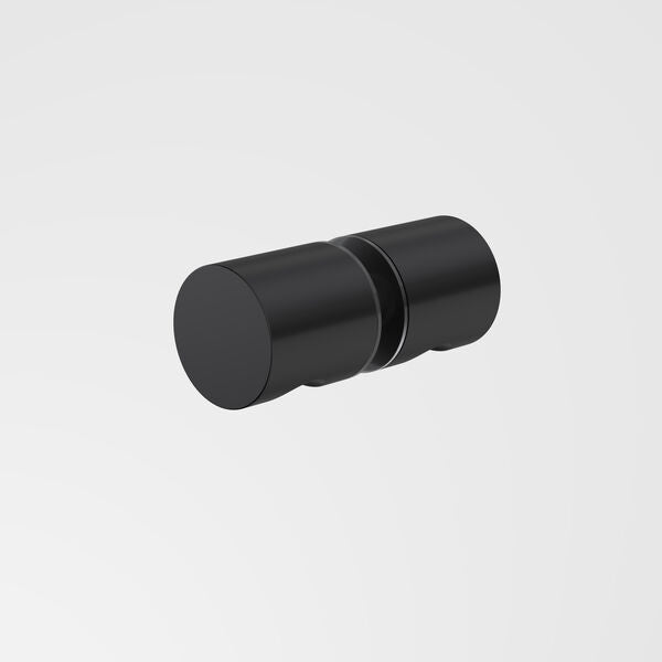 Caroma Shower Door Round Knob Matte Black 99451B - The Blue Space
