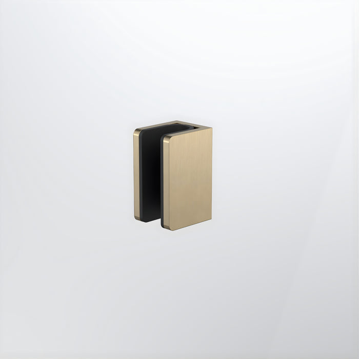 Caroma Shower Glass U Bracket Brushed Brass 14228001BB - The Blue Space