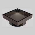 Caroma Square Floor Waste 100mm Outlet Tile Insert - Brushed Bronze 14228029BBZ - The Blue Space