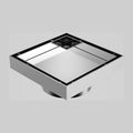 Caroma Square Floor Waste 80mm Outlet Tile Insert - Chrome 14228028C - The Blue Space