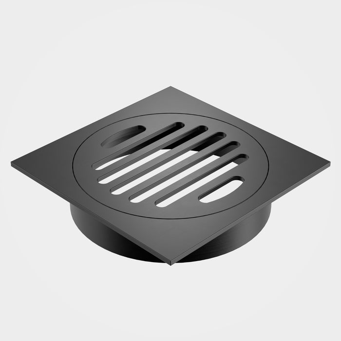 Caroma Square Floor Waste Grate - 100mm Outlet - Gunmetal 12975037GM - The Blue Space