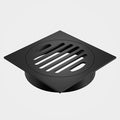 Caroma Square Floor Waste Grate 100mm Outlet - Matte Black 12975037B - The Blue Space