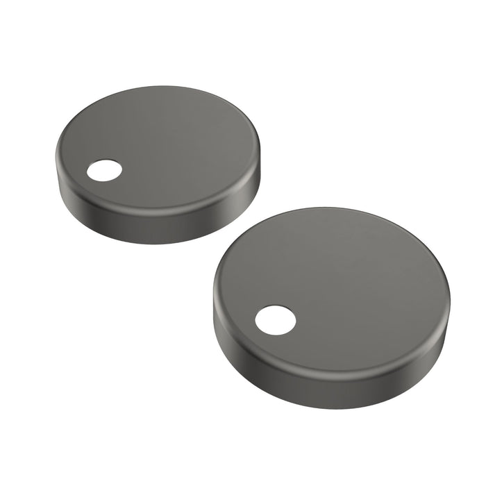 Angle Caroma Liano / Luna Toilet Seat Hinge Caps - Gunmetal 254214GM - The Blue Space
