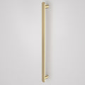 Caroma Urbane II Heated Towel Rail - Vertical - Brushed Brass 11202085BB - The Blue Space
