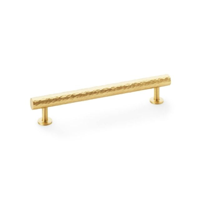 Castella Bexhill 160mm Hammered Handle Satin Brass 801.160.35S - The Blue Space