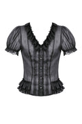 womens sheer gothic blouse
