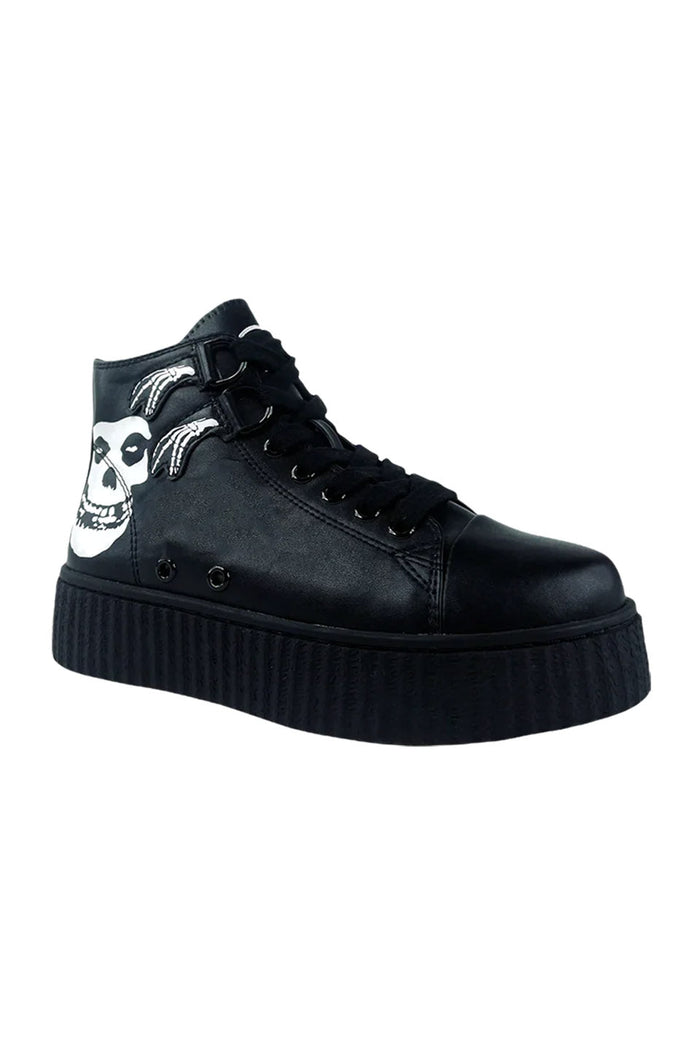 Chelsea Kreep Misfits Skull Sneakers - womens shoes - VampireFreaks - Strangecvlt