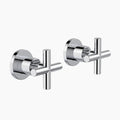 Clark Cross Wall Top Assemblies - Chrome - The Blue Space