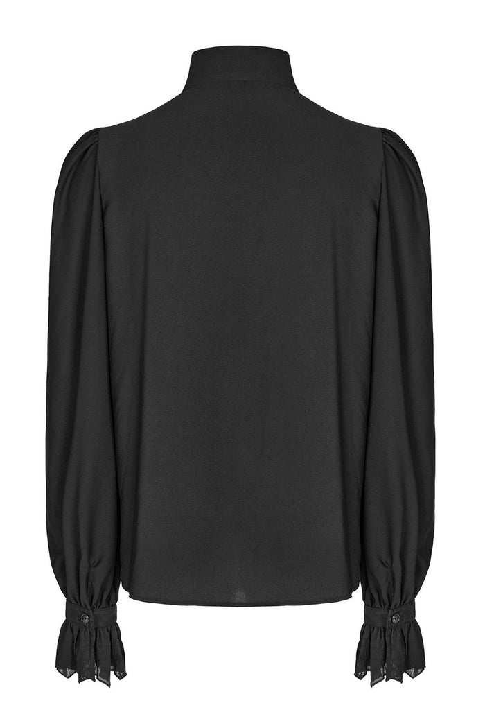 victorian mens vampire goth butted long sleeve shirt