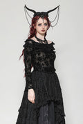 womens mesh floral top