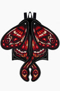 Red moth backpack front