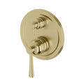 Cromford Shower / Bath Diverter Mixer Kit Brushed Gold - The Blue Space