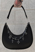 gothic purse with gothic cross purse strap