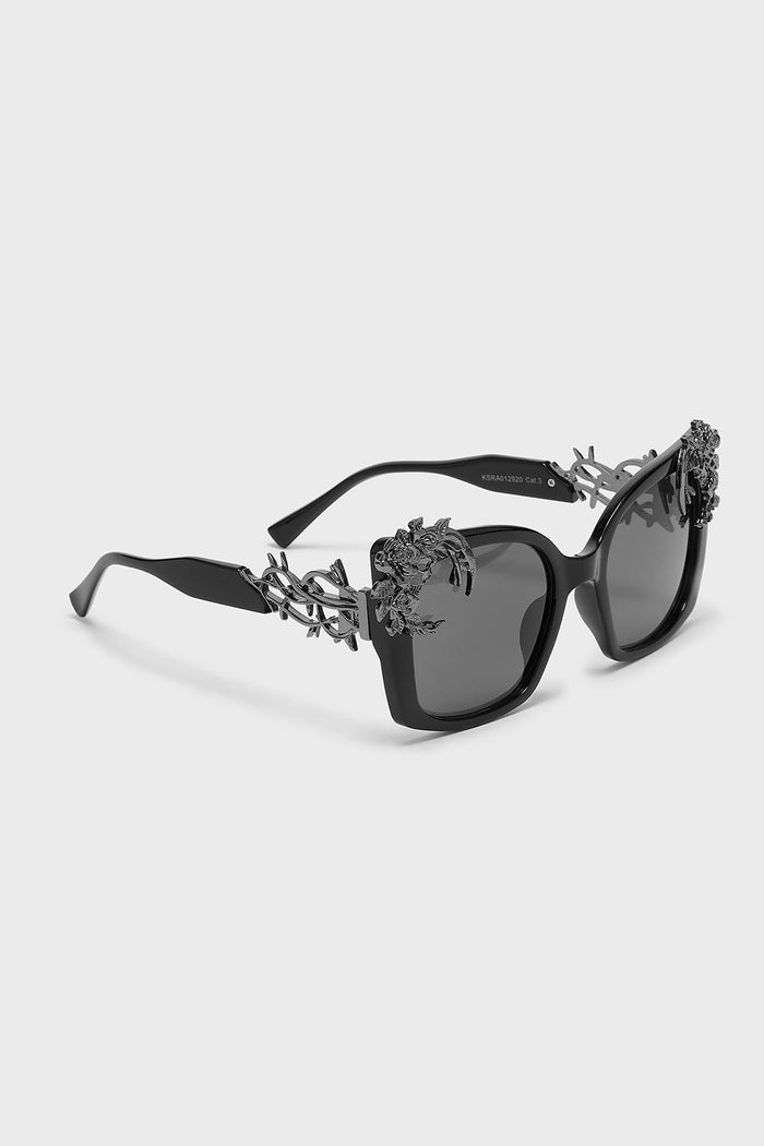 oversized goth sunglasses