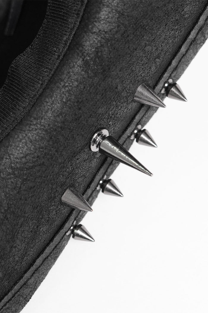 studded Western goth hat