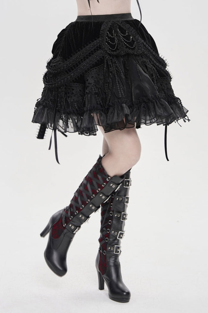 womens gothic poofy skirt
