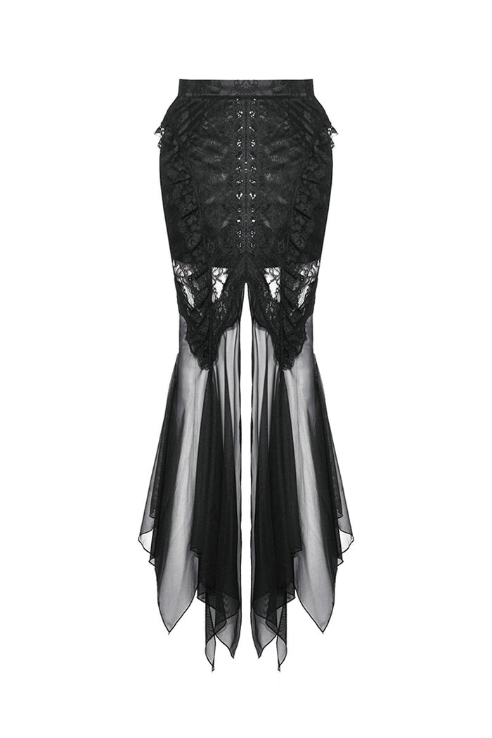 mermaid tail gothic skirt