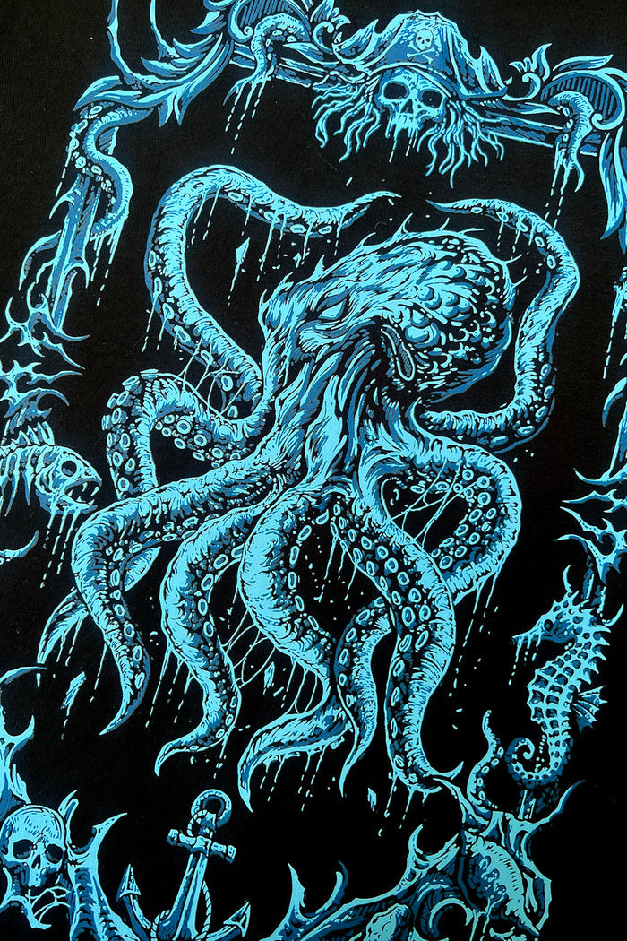 gothic kraken octopus hoodie
