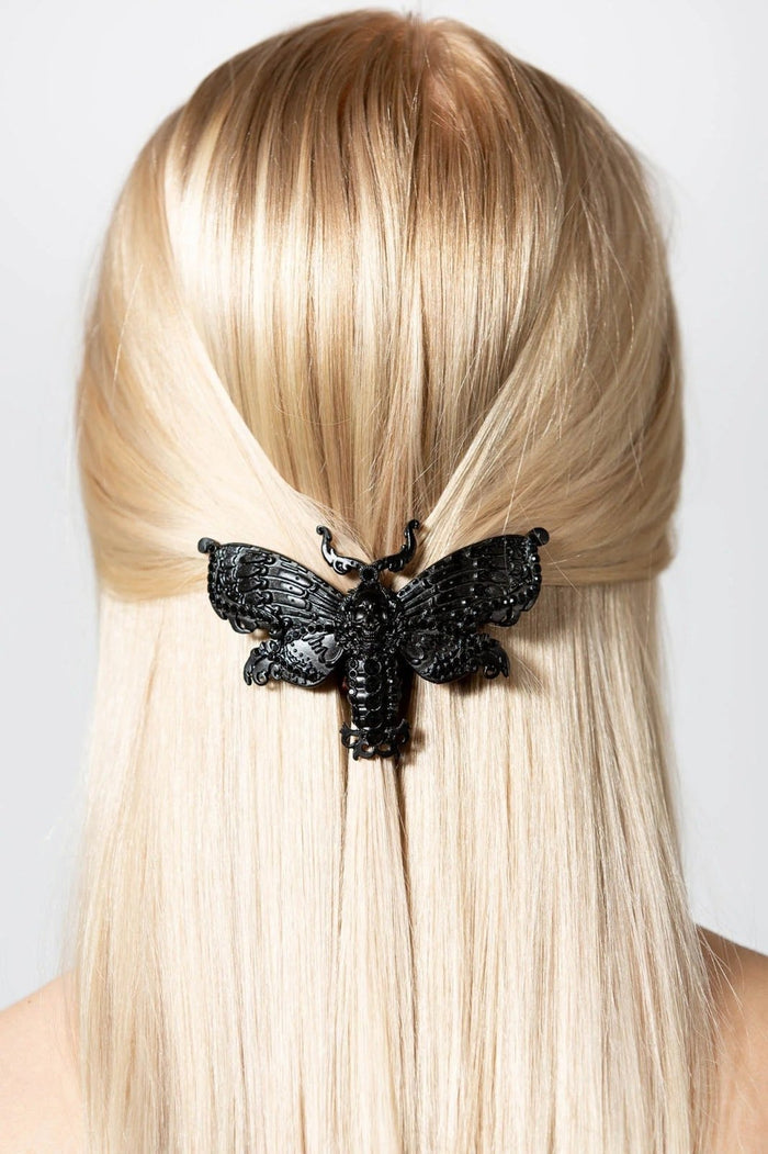 Death Moth Barrette - hats & scarves & headwear - VampireFreaks - Killstar