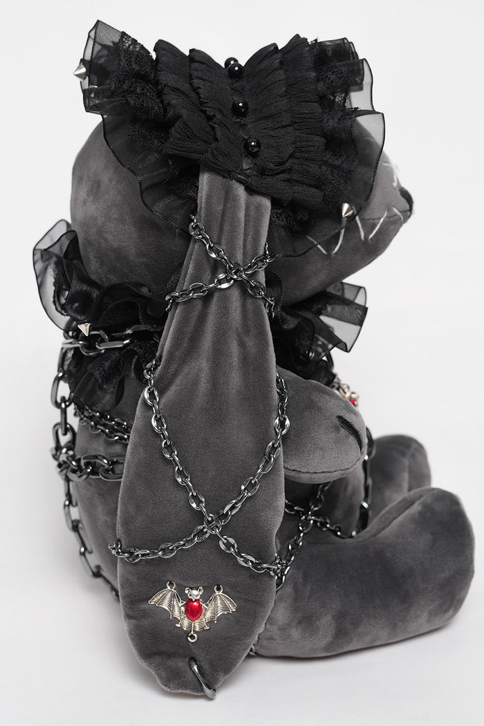 cute horror punk rabbit plush toy