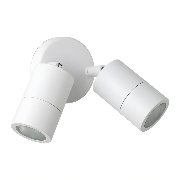 Eglo Fremantle 2 Light Adjustable Outdoor Wall Light White	 206151 - The Blue Space