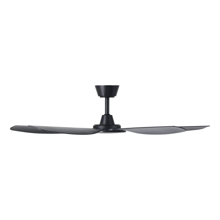 Side View Eglo Miami 52 DC Ceiling Fan Black 20796402 - The Blue Space