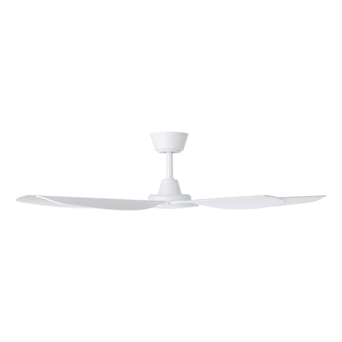 Side View Eglo Miami 52 DC Ceiling Fan White  20796401 - The Blue Space