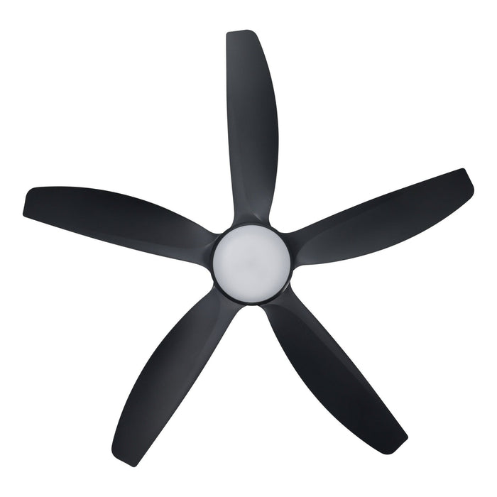 Blades Eglo Miami 52 DC Ceiling Fan with LED Light Black 20796702 - The Blue Space