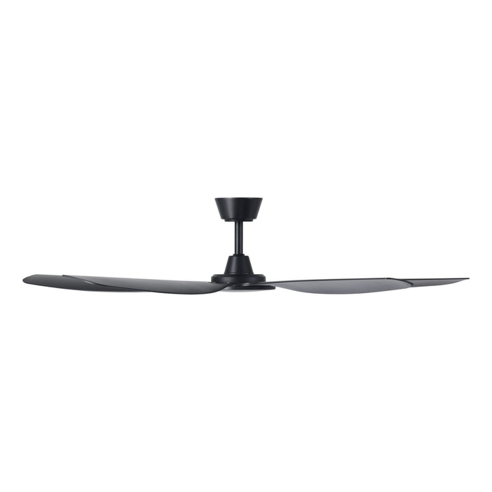 Side View Eglo Miami 60 DC Ceiling Fan Black 20796502 - The Blue Space