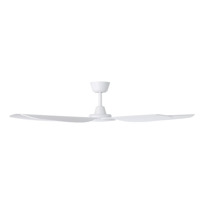 Side View Eglo Miami 60 DC Ceiling Fan White 20796501 - The Blue Space