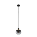 Eglo Oilella Sonstige Pendant Light Black Grey Glass 99616N - The Blue Space