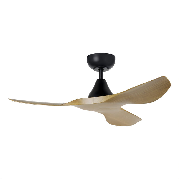 Eglo Surf 40 DC Ceiling Fan Burmese Teak/Black  20789217 - The Blue Space