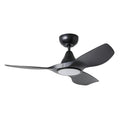 Eglo Surf 40 DC Ceiling Fan with LED Light Black 20789302 - The Blue Space