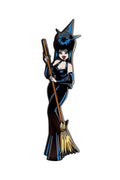 elvira enamel pin