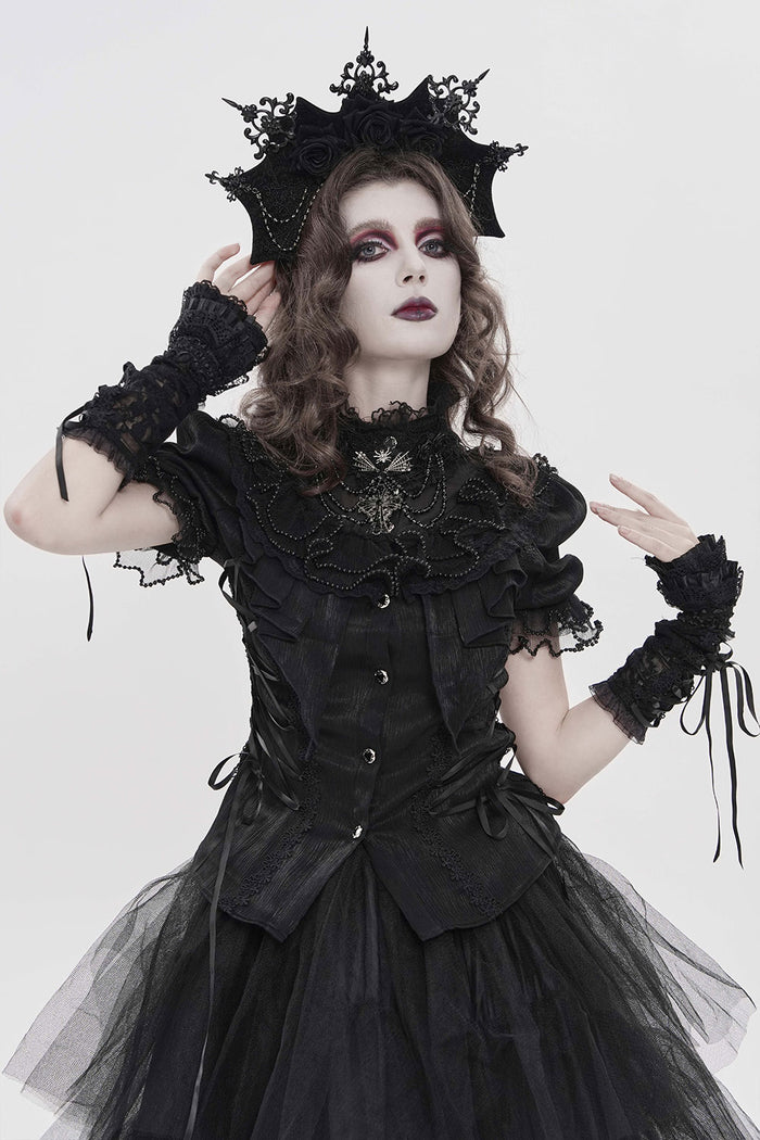 Devil Fashion victorian goth womens top