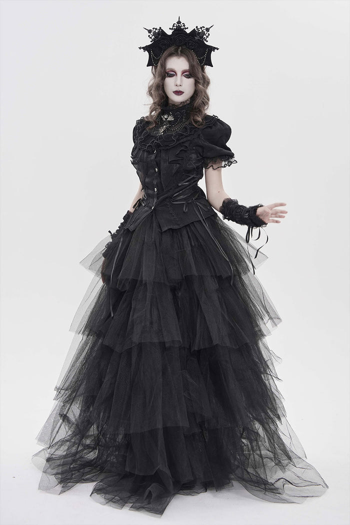 Devil Fashion womens plus size victorian goth shirt